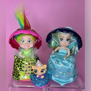 Cupcake Surprise Dolls – Scented Cake Pets Kitty, Haschel Toys Lot of 3
